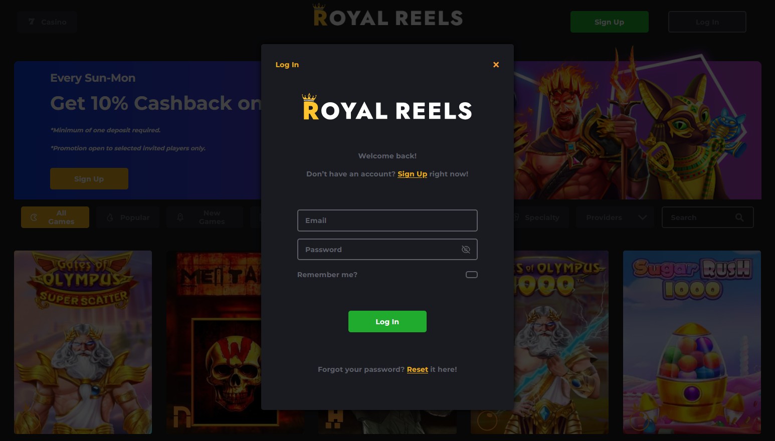 royal reels - login royal reels - login